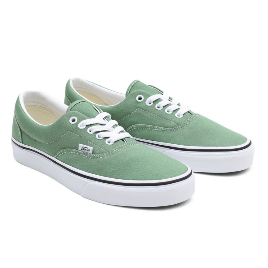 Vans Era Dam Gröna/Vita - Vans Classics Butiker (HVAGZ8437)